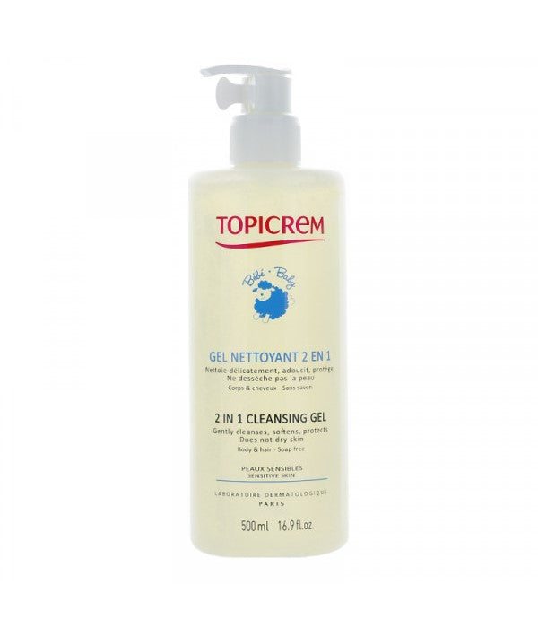 Topicrem Gel Nettoyant 2 en 1