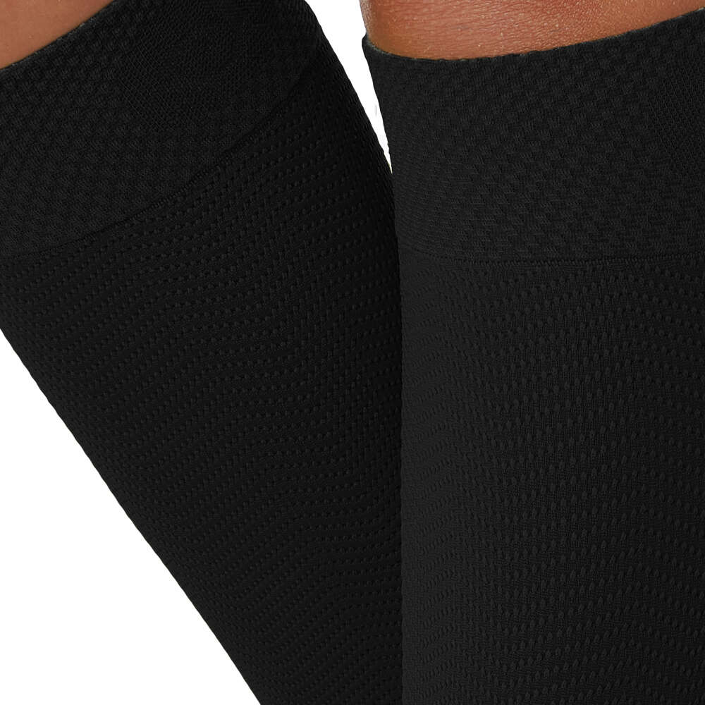 Solidea Leg Elastic 레그워머 Micromassaging fabric Black 1S