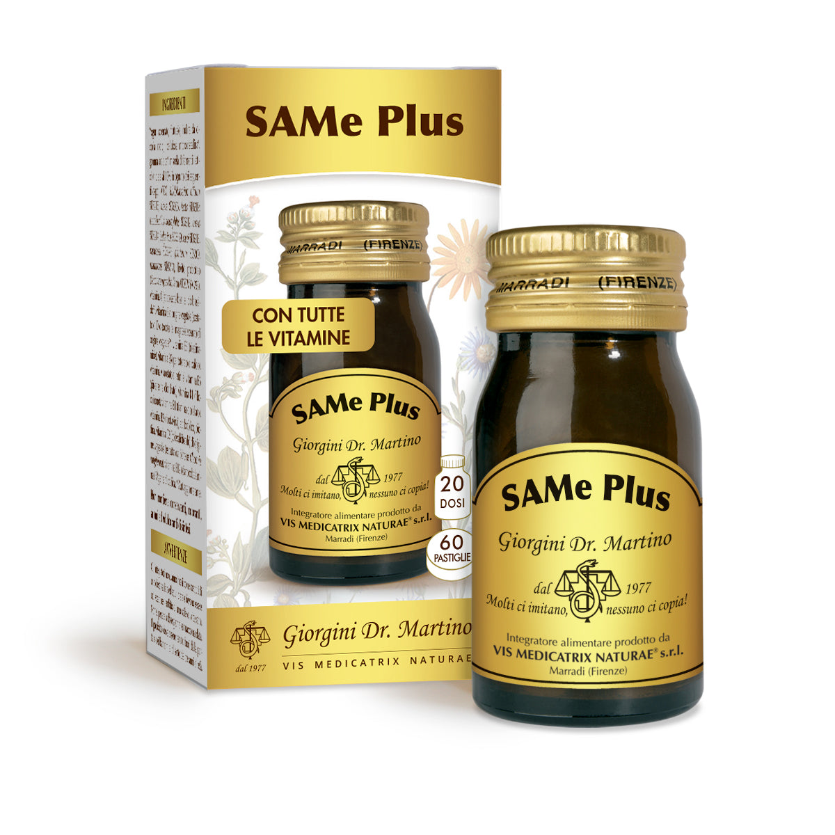 Dr Giorgini SAMe Plus 90 g - 180 tabletten 500 mg