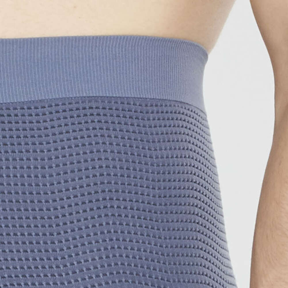 Solidea מכנסיים אנטומיים ארוכים לגברים תחתונים פלוס אפור מתכתי 2M