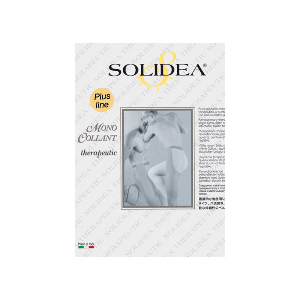 Solidea Monocollant Ccl1 Plus с открытым носком 18, 21 мм рт. ст., белый, XL