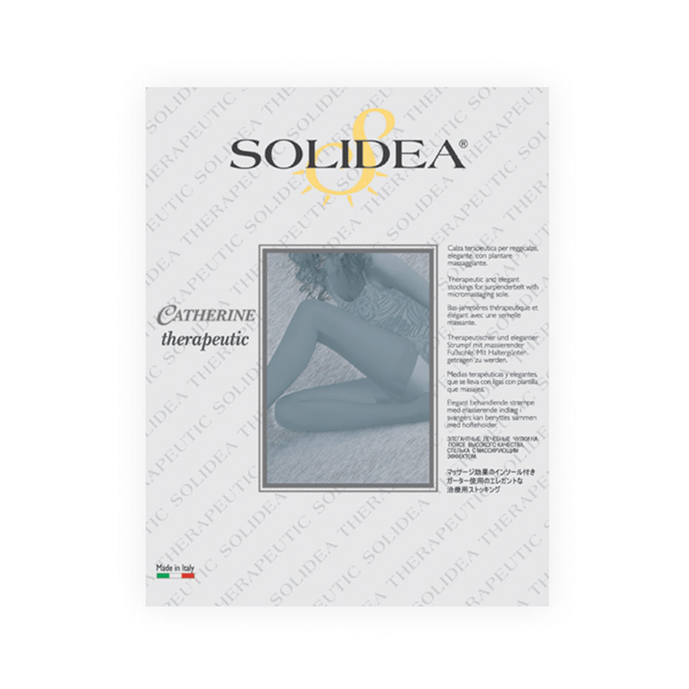 Solidea Пояс для чулок с закрытым носком Catherine Ccl1, размер 18, размер 21 мм рт.ст., размер 5XL, черный
