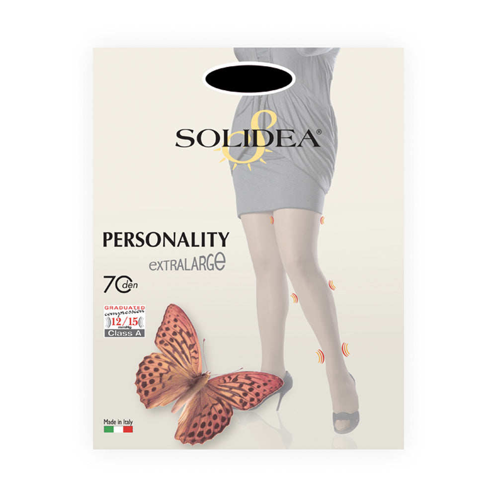 Solidea Personality 70 Den Collant Eleganti Compressione 12 15mmHg.