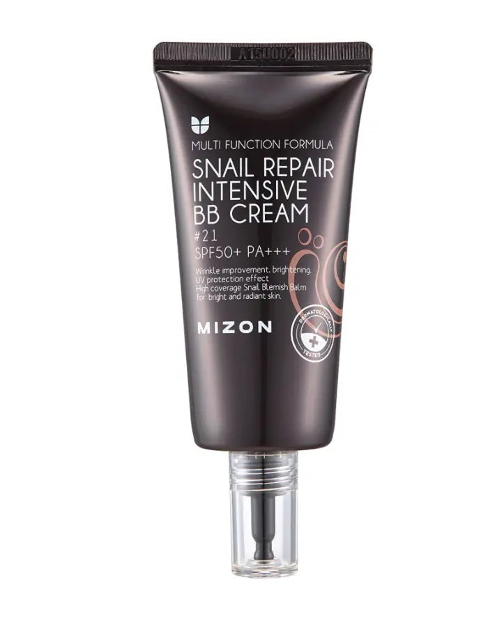Mizon BB cream with 35% filtered snail filtrate SPF 50+ (Snail Repair Intensive BB Cream) 50 ml - Shade: 21 Rose Beige