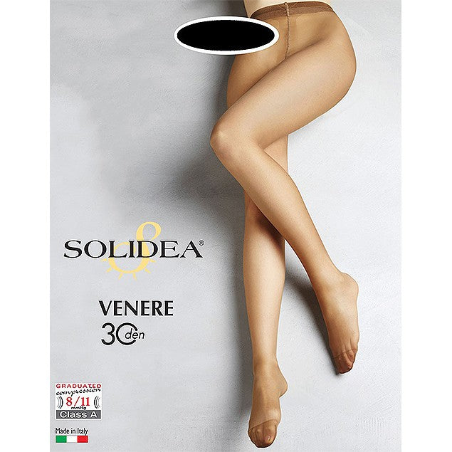 Solidea Venere 30Den Collant Velati Compressione Graduata 8 11mmHg.