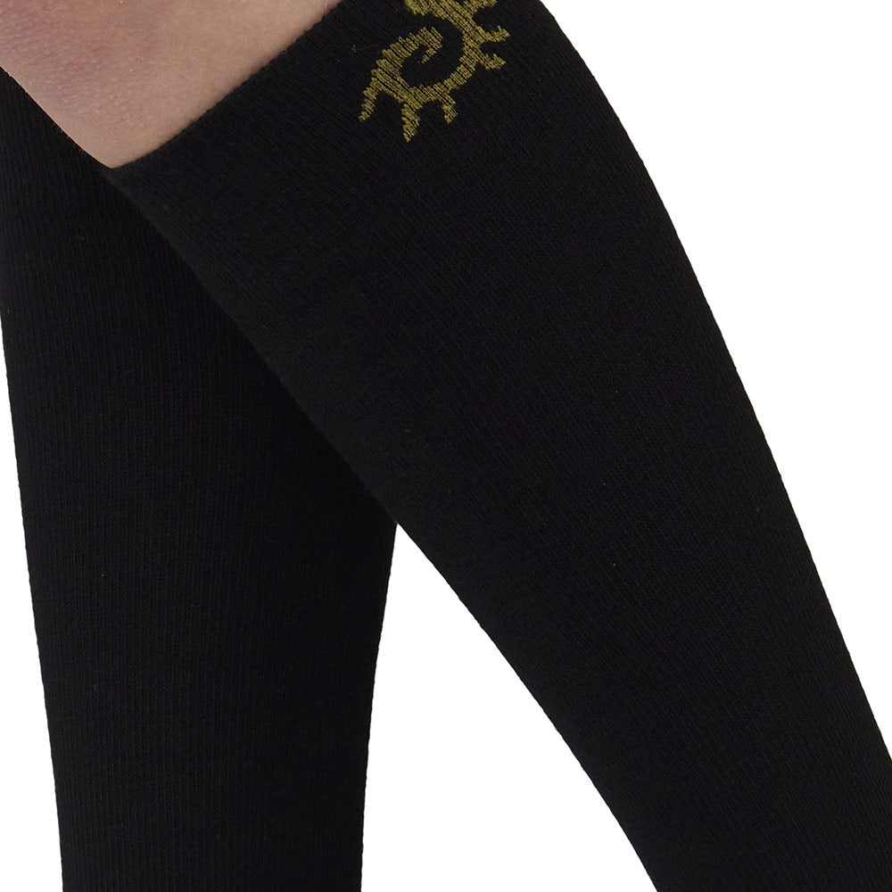 Solidea Socks For You Merino Bamboo Classic Knee High 18 24 mmHg Black 3L