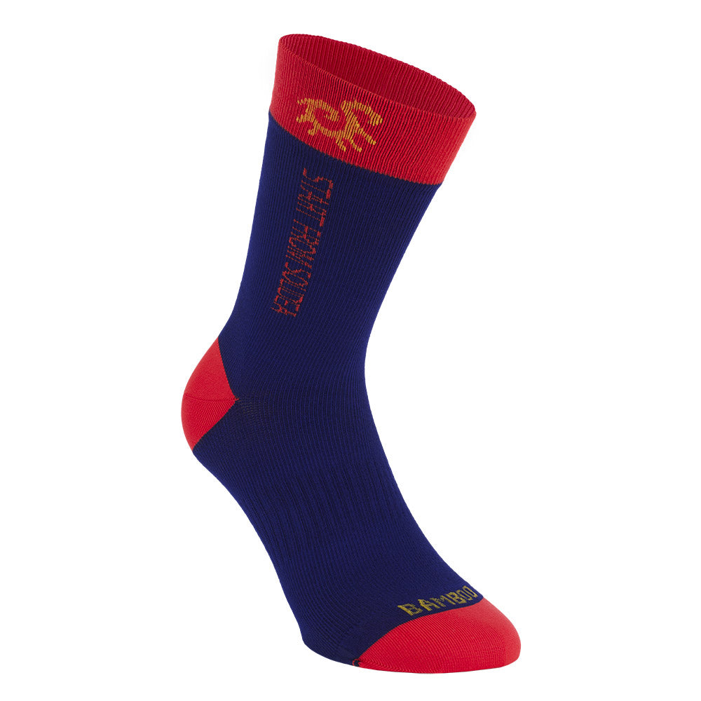 Solidea גרביים בשבילך במבוק זבוב שמח אדום דחיסה 18 24mmhg כחול נייבי 3L