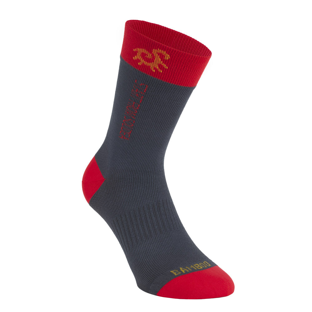 Solidea Socken für Sie Bamboo Fly Happy Red Kompression 18 24 mmhg Grau 4XL