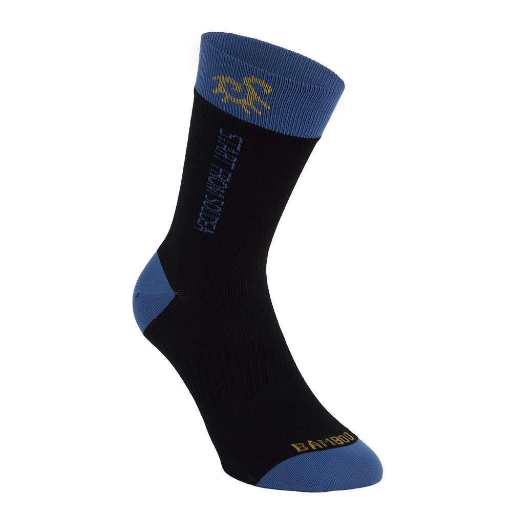 Solidea Socks For You Bamboo Fly Happy Blue Compression 18 24mmHg Black 5XXL