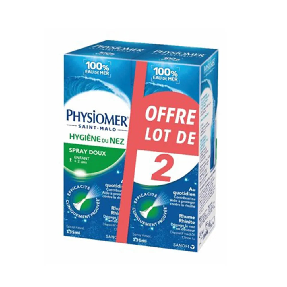 Physiomer Nesehygiene myk spray 2x135ml