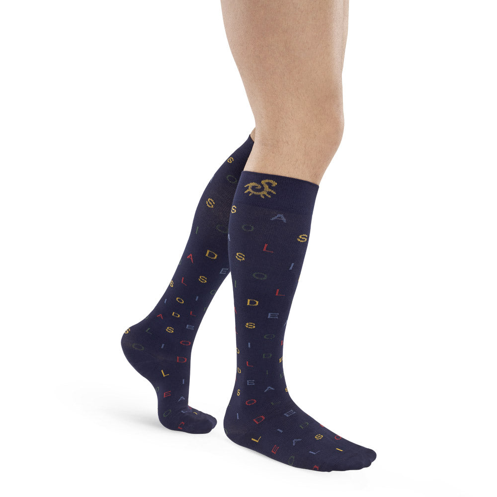 Solidea Socks For You Bamboo Type Knee Highs 18 24 mmHg 1S Navy Blue