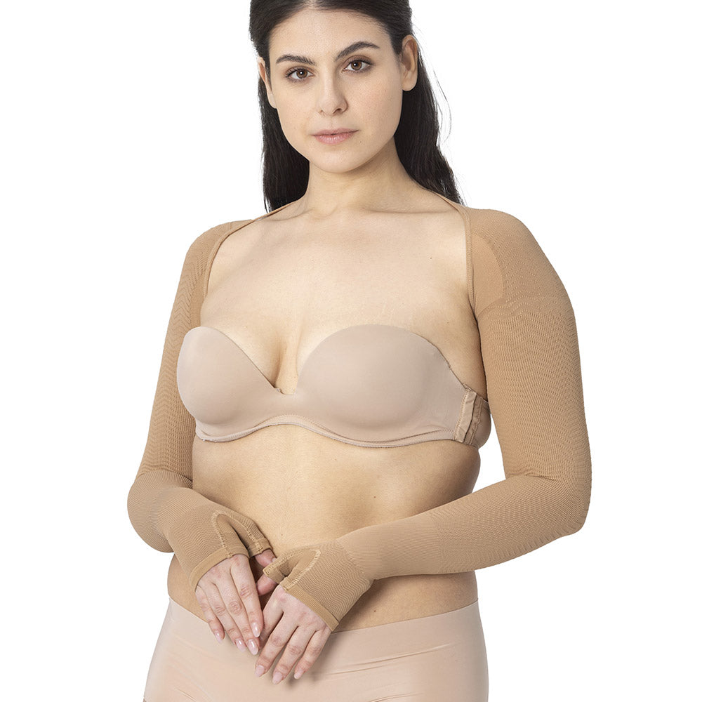 Solidea Silver Wave Slimming Maniche Sleeves Pro 1S Camel