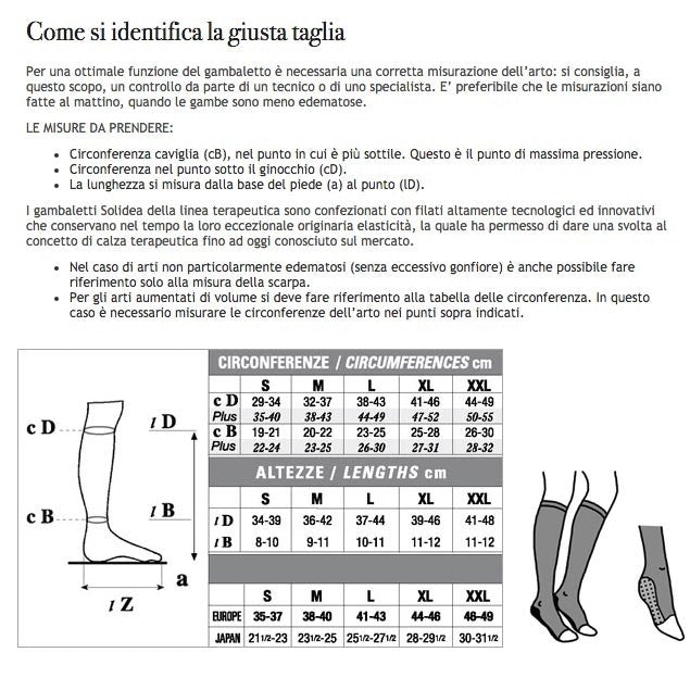 Solidea Relax Ccl2 Open Toe Knee Highs 25 32mmHg Antrasiitti XL
