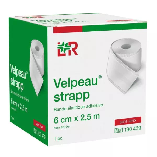 Lohmann Rauscher Velpeau Strapp Fascia di compressione x1 Adesiva ed Elastica 2,5mx6cm