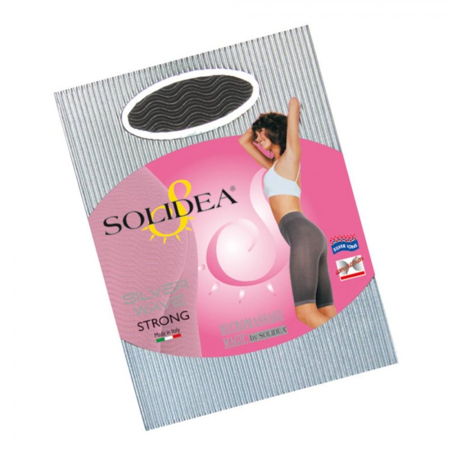 Solidea מכנסי ברמודה קצרים אנטי צלוליט מסוג Silver Wave Strong Noisette M