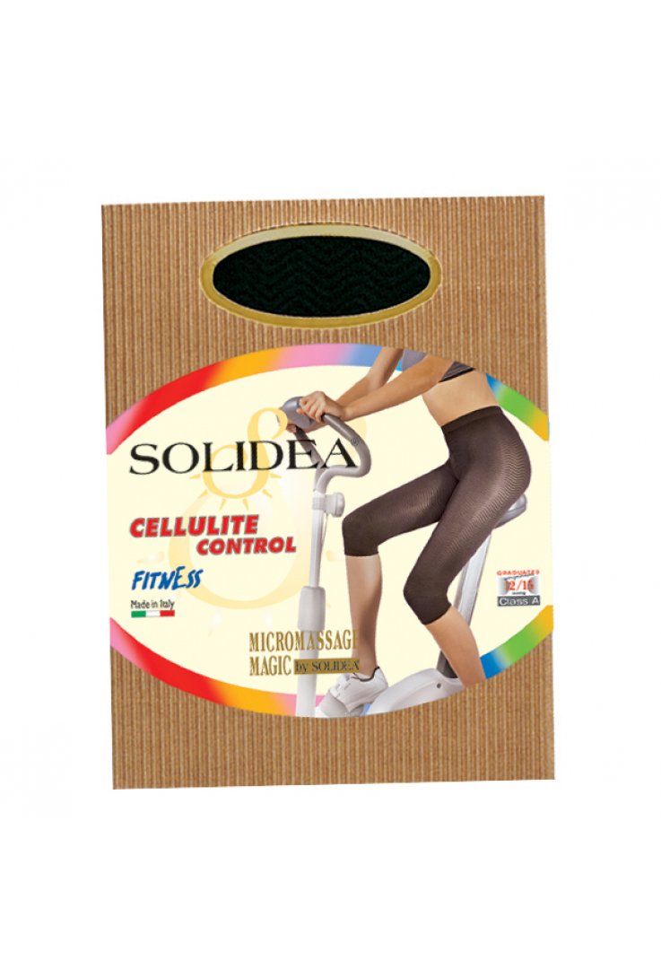 Solidea Шорты для коррекции фигуры Panty Fitness 12, 15 мм рт. ст., черные 1S
