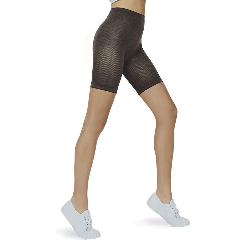 Solidea מכנסי דחיסה ספורט תחתונים 12mmHg שחור 4XL