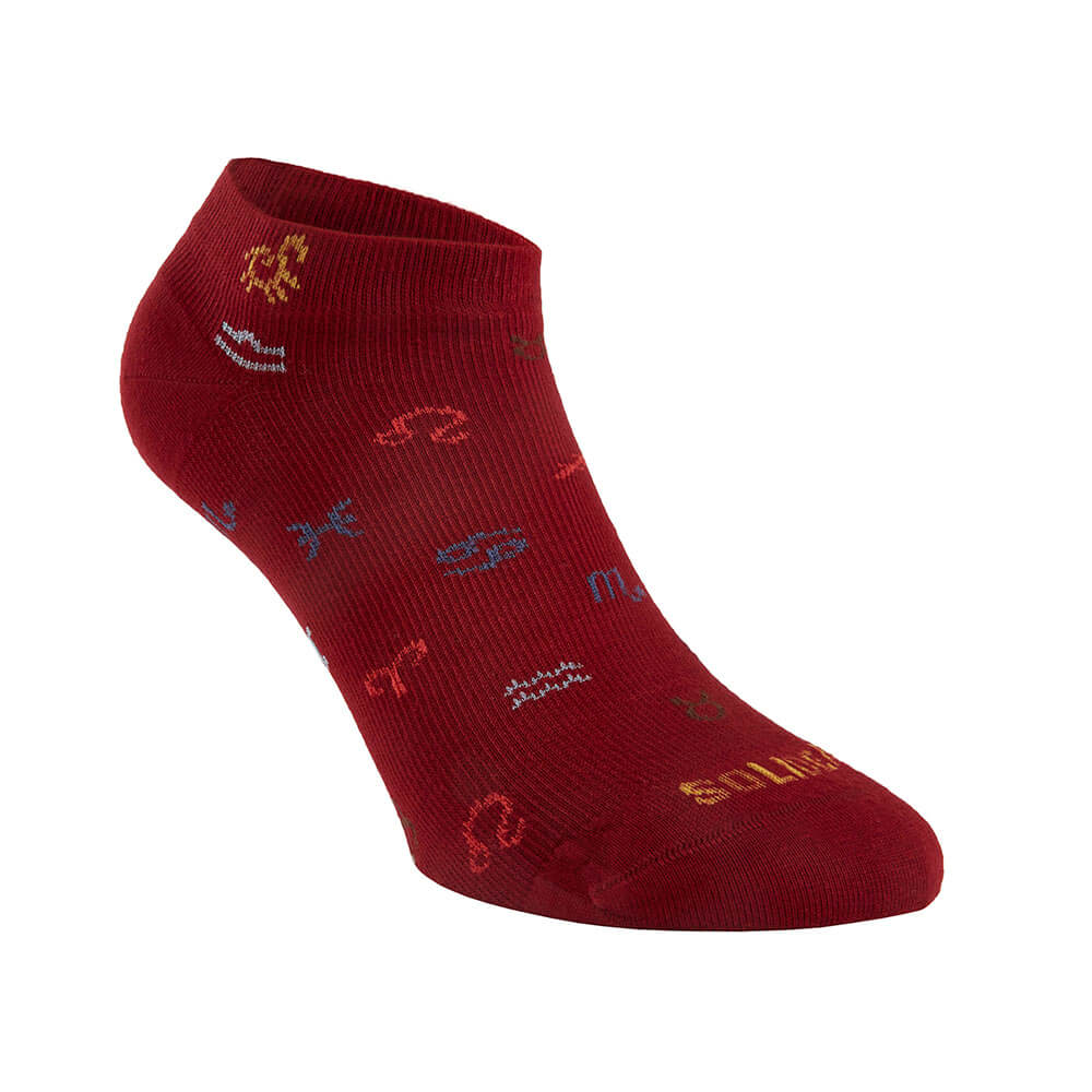 Solidea Socken für Sie Bamboo Freedom Pois Socken Atmungsaktives Gewebe Rot 5XXL