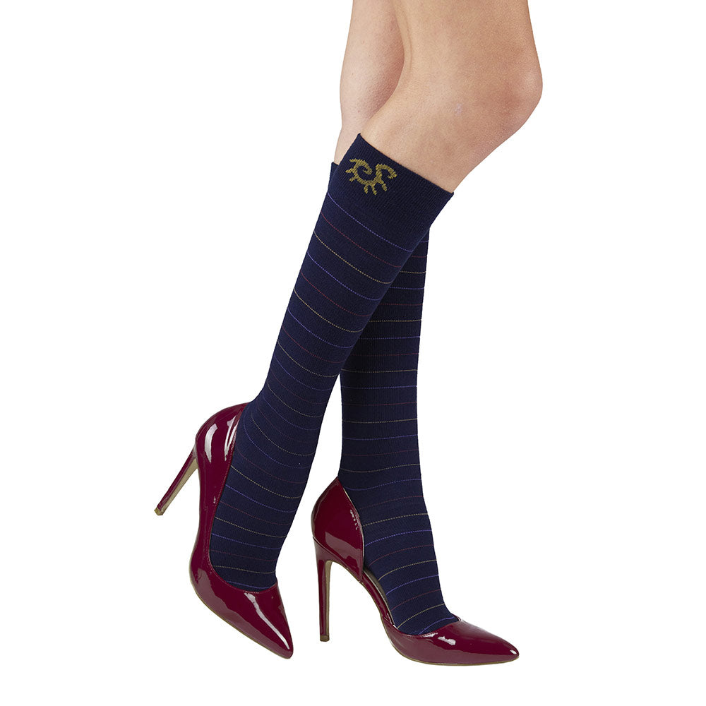 Solidea Socks For You Merino Bamboo Funny Knee Highs 18 24mmHg Μαύρο 4XL