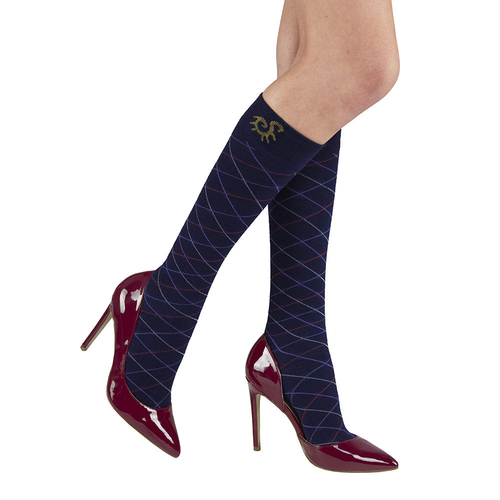 Solidea גרביים בשבילך מרינו במבוק רומבה ברכיים 18 24 מ"מ כספית שחור 5XXL