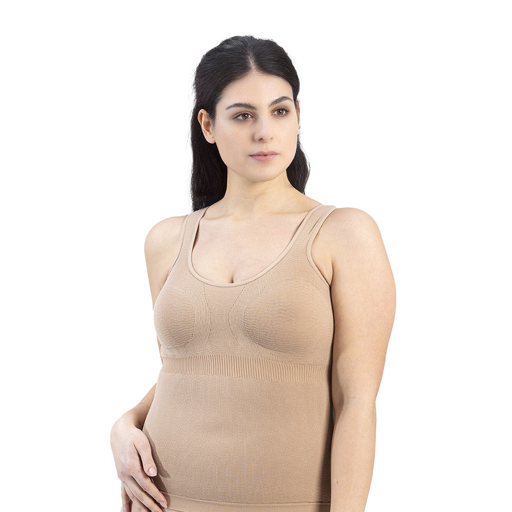 Solidea Silver Wave T Skin Micromassage Compression Tank Top Sort 1XS