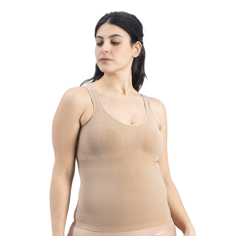Solidea Silver Wave T Skin Micromassage Compression Tank Top Sort 1XS