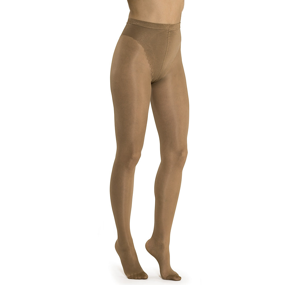 Solidea Naomi 100 Denarii versluierde panty's Compressie 15 18 mmHg Sand 5xxl