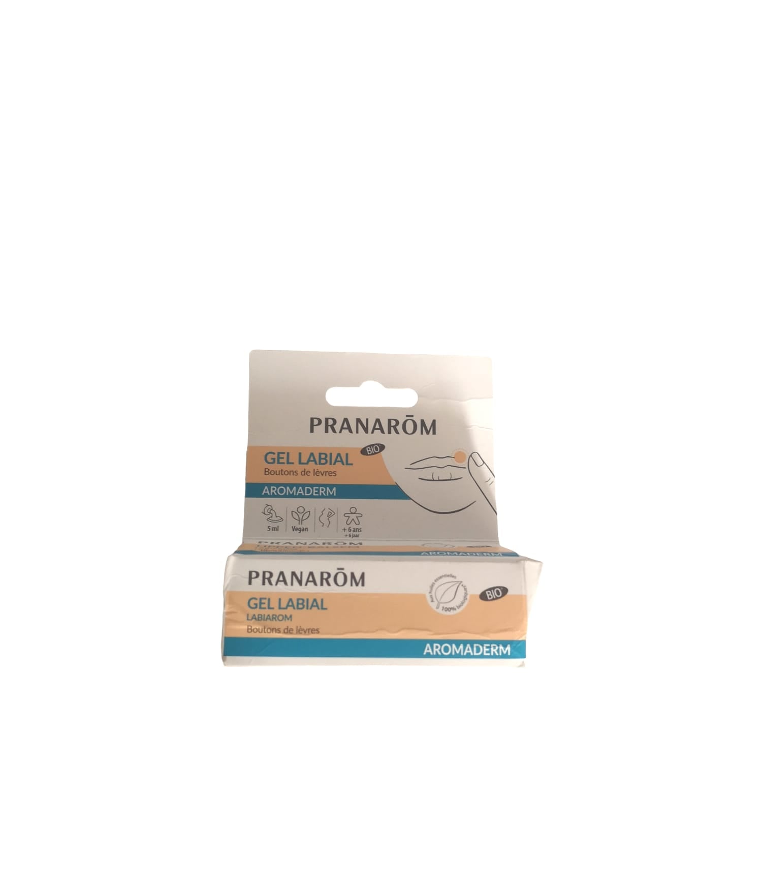 Pranarom Aromaderm Lip Gel 5 מ"ל קופסא פגומה