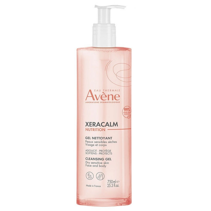 Avene Xeracalm ג'ל ניקוי הזנה 750 מ"ל