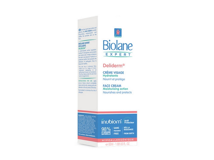 Biolane Expert Deliderm Hypoallergenic Moisturizing Face Cream 50ml