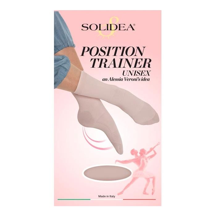 Solidea Skarpetki Position Trainer Rest z przedłużeniem podbicia S, różowe