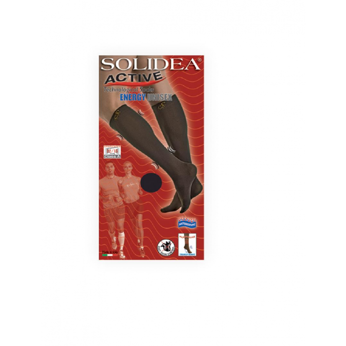 Solidea Chaussettes de compression unisexes Active Energy taille 5XXL rouge