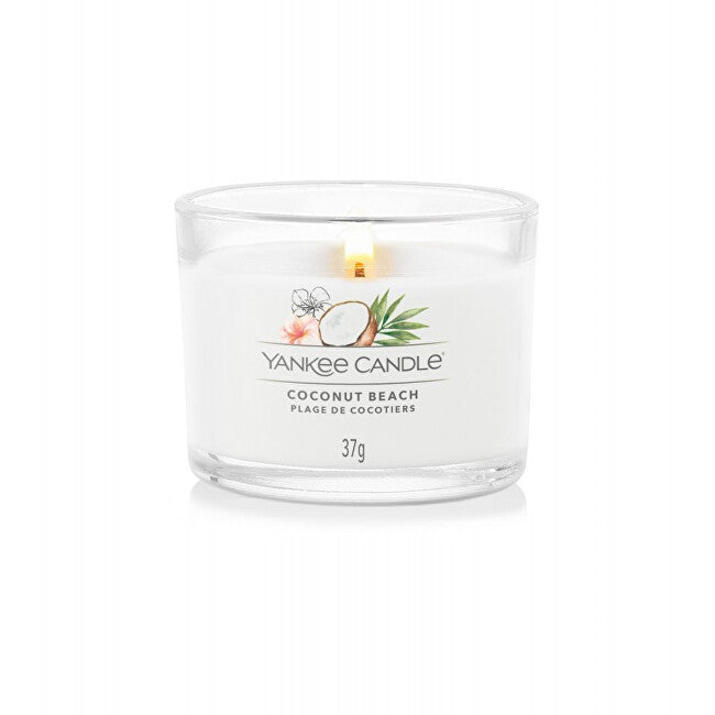Yankee Candle Glass Votive Candle Coconut Beach 37 G