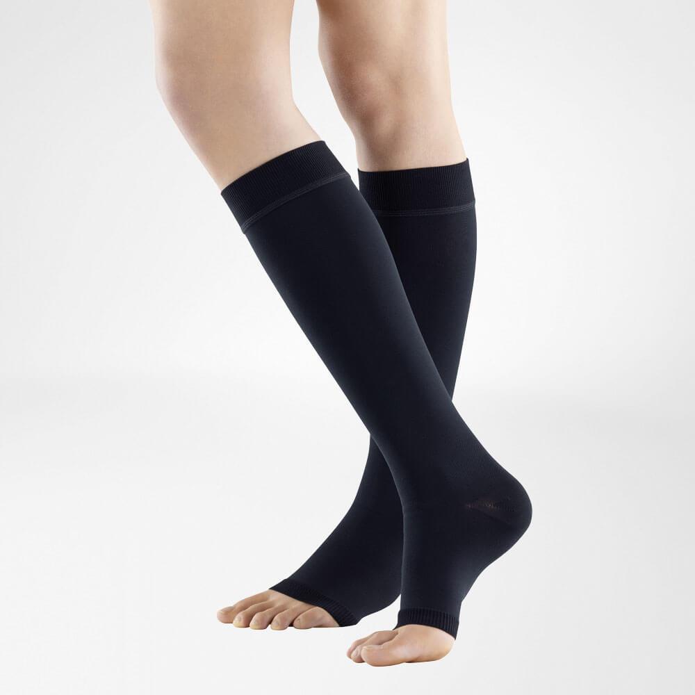 Bauerfeind Венотрэйн импульсы к коротким силиконовым носкам CCL3 Силиконовые носки 3 см.