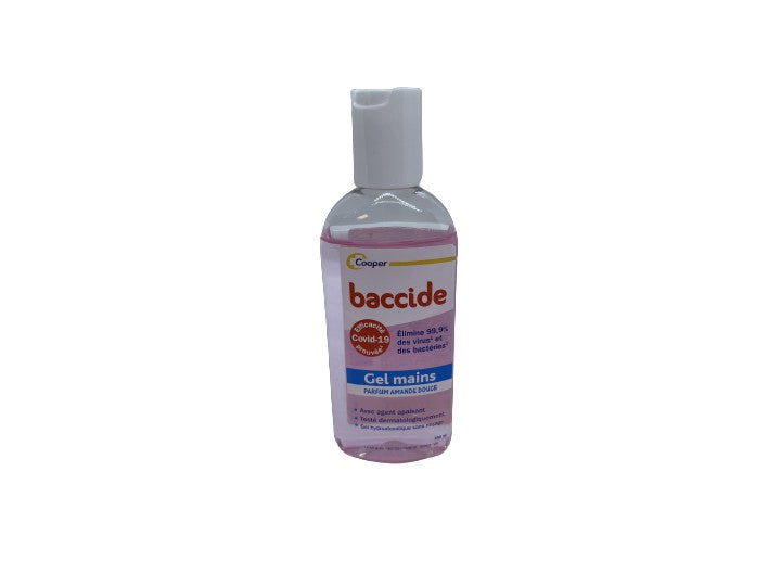Baccid Gel Hand Disinfectant Almonds Sweet 100ml。